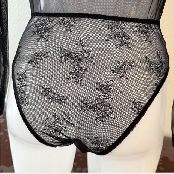 Victoria's Secret Black Lace Bodysuit - Picture 3 of 5